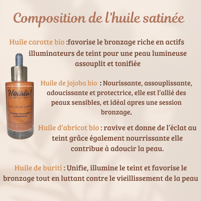 L’Huile sèche satinée 